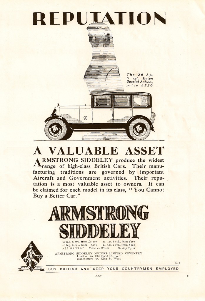 Armstrong Siddeley 1928
