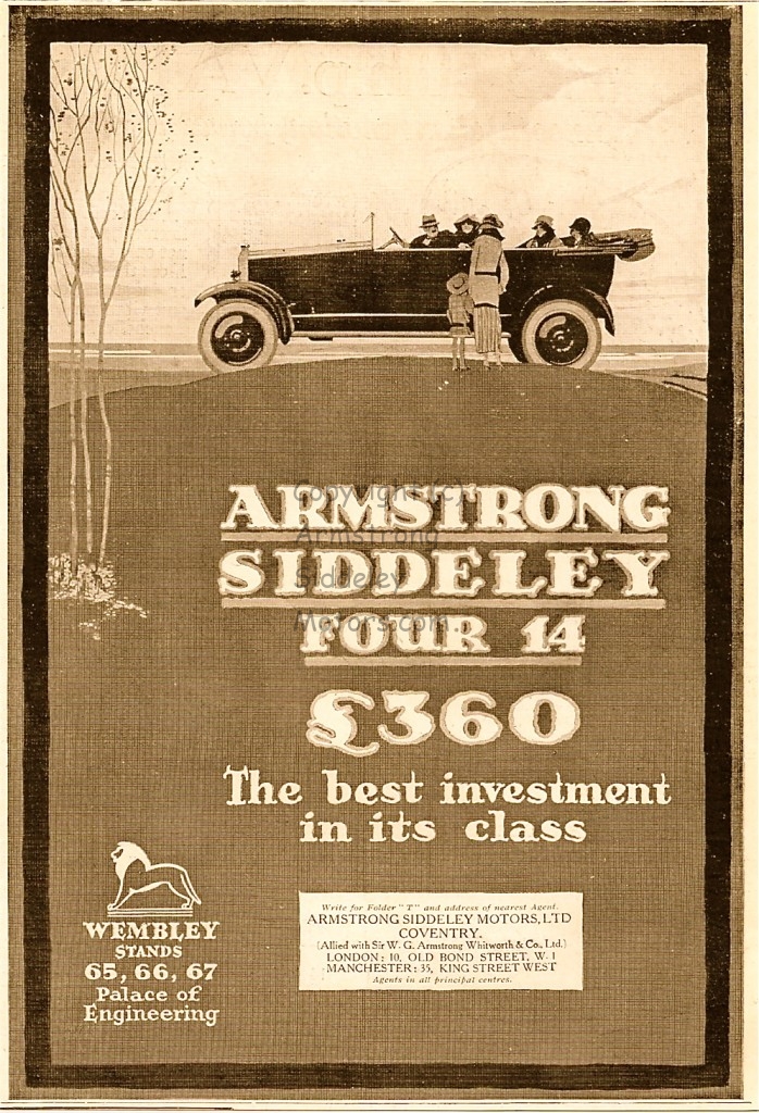 Armstrong Siddeley 1924 British Empire Exhibition