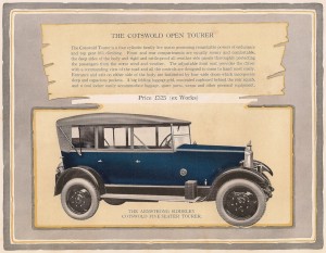 Armstrong Siddeley 14 HP Cotswold tourer