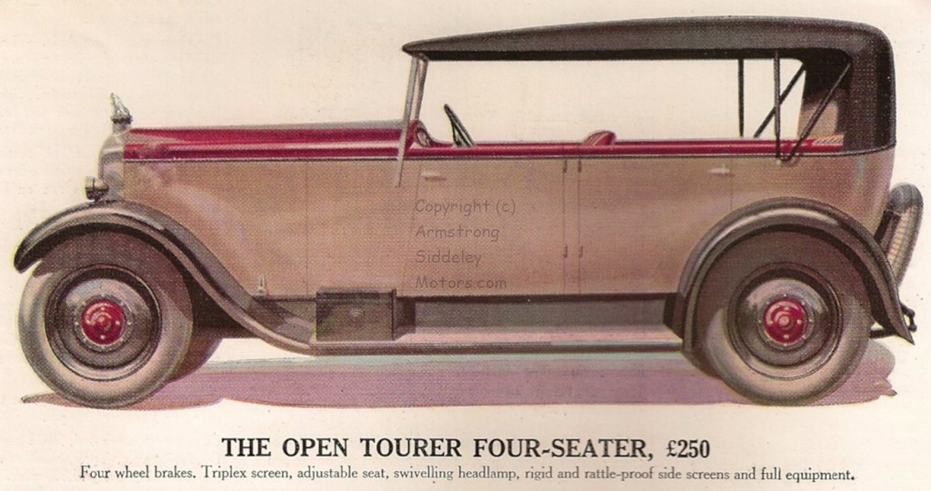 12 HP four-seater tourer 1929